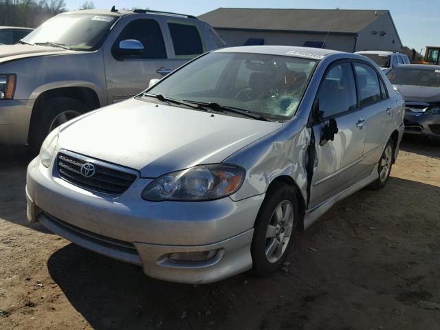 1NXBR32E47Z811226 - 2007 TOYOTA COROLLA CE SILVER photo 2