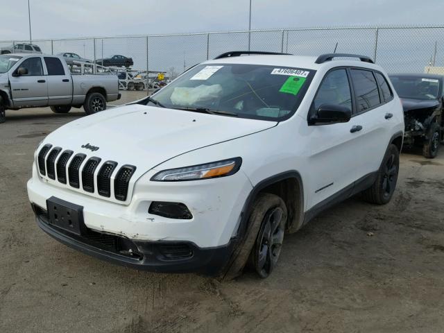 1C4PJMAB8HW656152 - 2017 JEEP CHEROKEE S WHITE photo 2