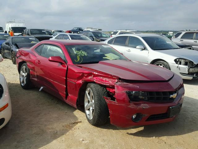 2G1FC1E31D9242813 - 2013 CHEVROLET CAMARO LT RED photo 1