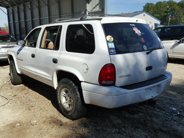 1B4HS28Z1XF572467 - 1999 DODGE DURANGO WHITE photo 3