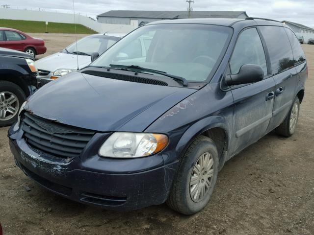 1A4GJ45R07B246369 - 2007 CHRYSLER TOWN & COU BLUE photo 2