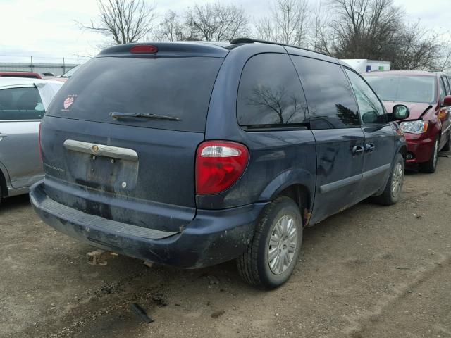 1A4GJ45R07B246369 - 2007 CHRYSLER TOWN & COU BLUE photo 4