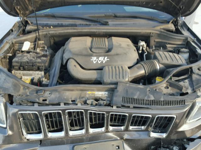 1C4RJEAG0EC145641 - 2014 JEEP GRAND CHER CHARCOAL photo 7