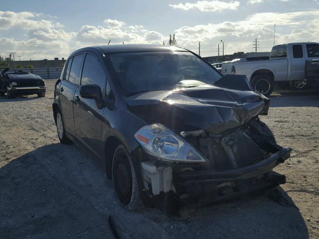 3N1BC1CP5AL444075 - 2010 NISSAN VERSA S BLACK photo 1