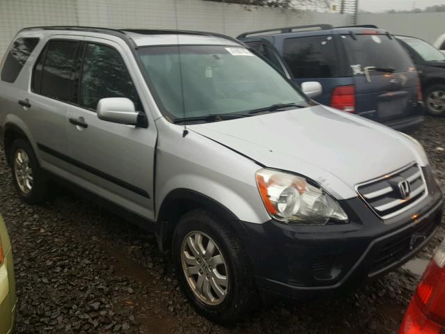 SHSRD78885U302295 - 2005 HONDA CR-V EX SILVER photo 1