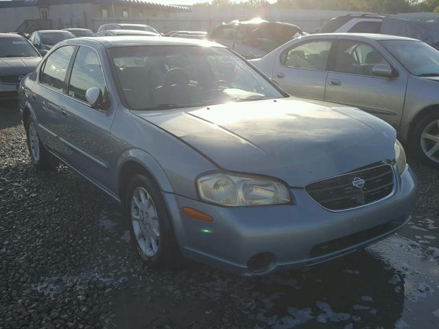 JN1CA31D81T616027 - 2001 NISSAN MAXIMA GXE BLUE photo 1