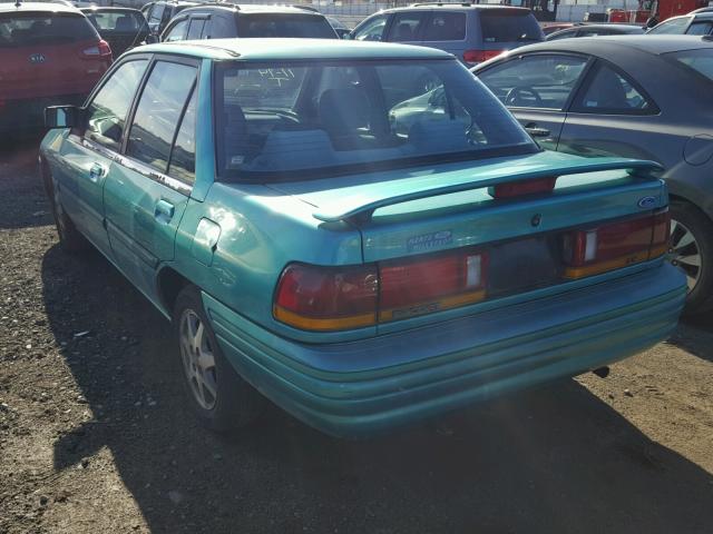 3FASP13J6SR141162 - 1995 FORD ESCORT LX GREEN photo 3