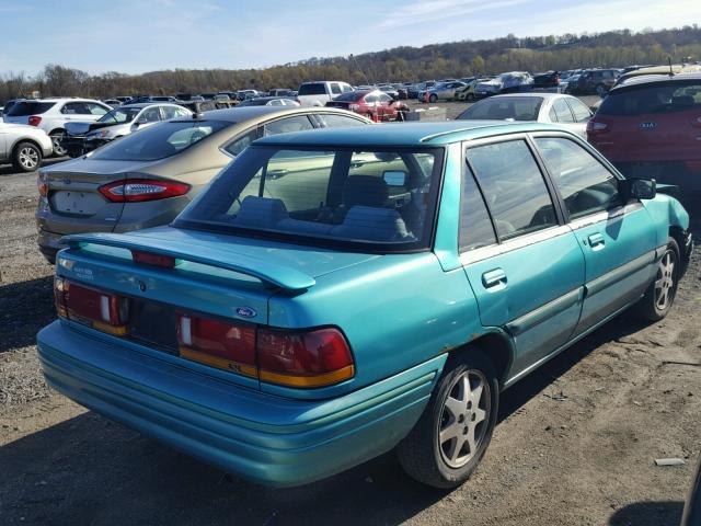 3FASP13J6SR141162 - 1995 FORD ESCORT LX GREEN photo 4