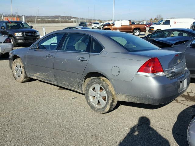 2G1WT55K379122109 - 2007 CHEVROLET IMPALA LT GRAY photo 3