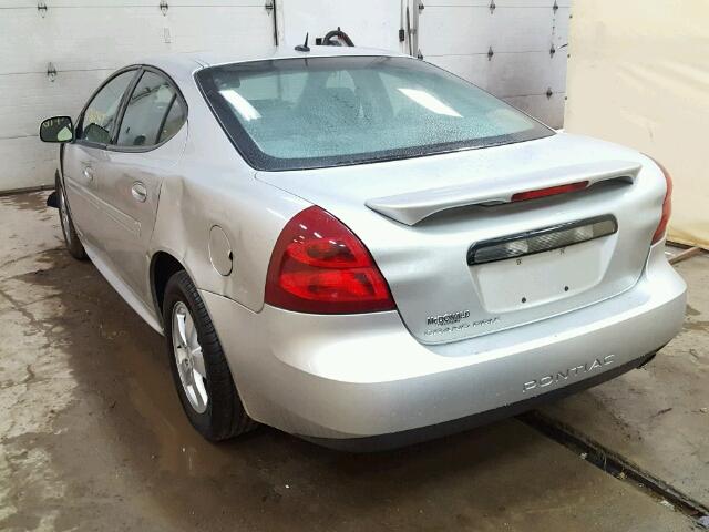 2G2WP552881141304 - 2008 PONTIAC GRAND PRIX SILVER photo 3