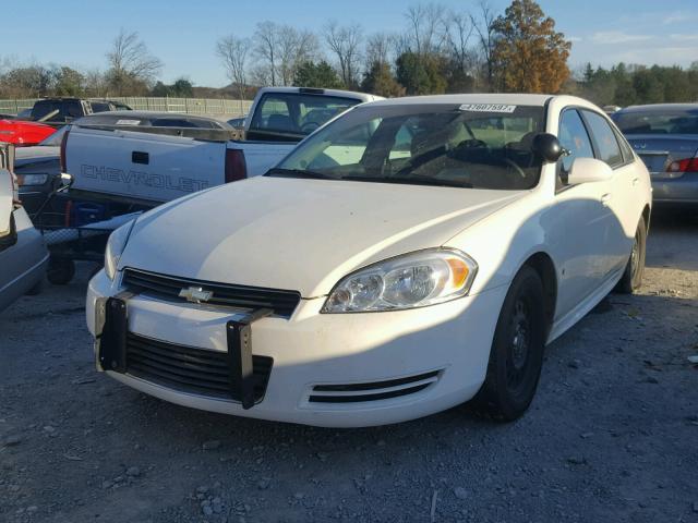 2G1WS57M391316092 - 2009 CHEVROLET IMPALA POL WHITE photo 2