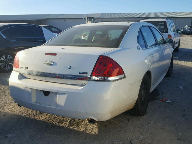 2G1WS57M391316092 - 2009 CHEVROLET IMPALA POL WHITE photo 4