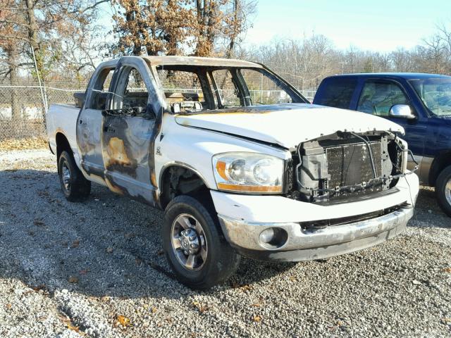 3D7KS28C66G164165 - 2006 DODGE RAM 2500 S WHITE photo 1