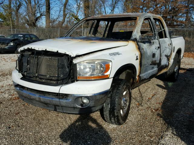 3D7KS28C66G164165 - 2006 DODGE RAM 2500 S WHITE photo 2