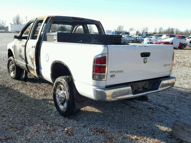 3D7KS28C66G164165 - 2006 DODGE RAM 2500 S WHITE photo 3