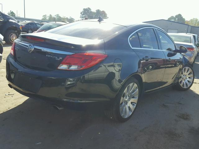 W04G15GV1B1046177 - 2011 BUICK REGAL CXL BLACK photo 4