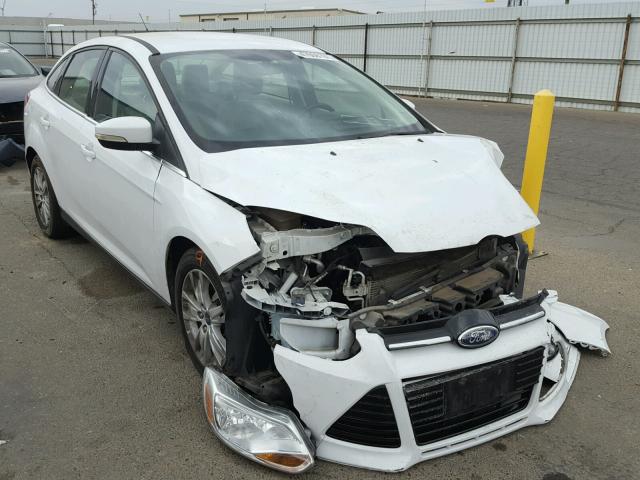 1FAHP3H27CL155563 - 2012 FORD FOCUS SEL WHITE photo 1