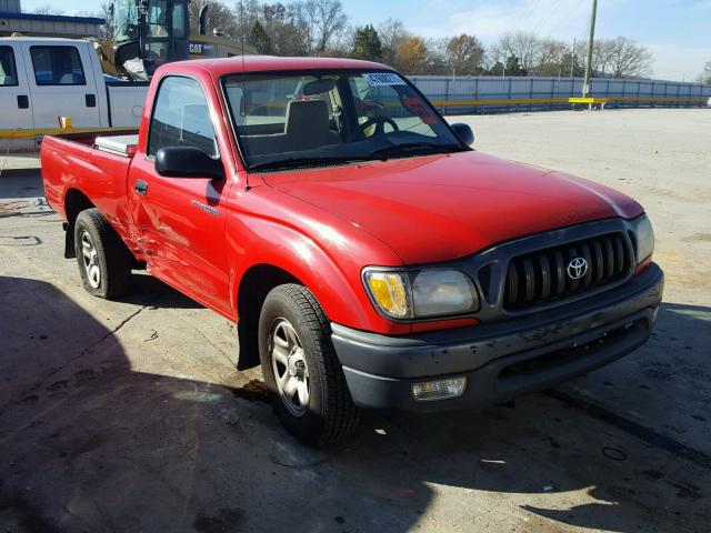 5TENL42N53Z162014 - 2003 TOYOTA TACOMA RED photo 1