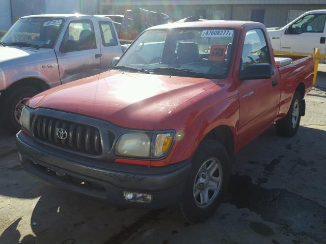 5TENL42N53Z162014 - 2003 TOYOTA TACOMA RED photo 2