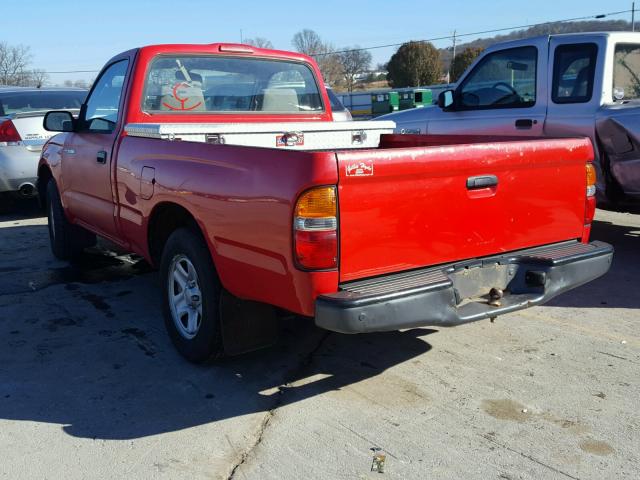 5TENL42N53Z162014 - 2003 TOYOTA TACOMA RED photo 3