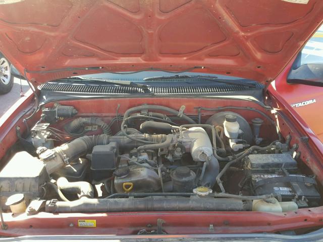 5TENL42N53Z162014 - 2003 TOYOTA TACOMA RED photo 7