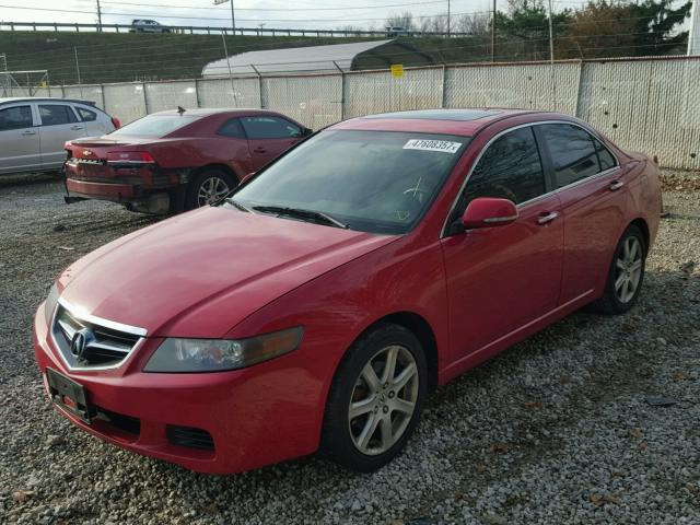 JH4CL96854C003114 - 2004 ACURA TSX RED photo 2