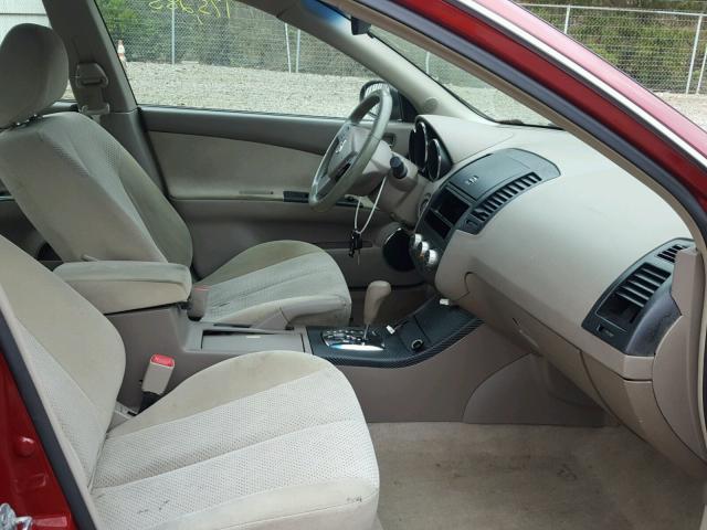 1N4AL11D76C261187 - 2006 NISSAN ALTIMA S RED photo 5