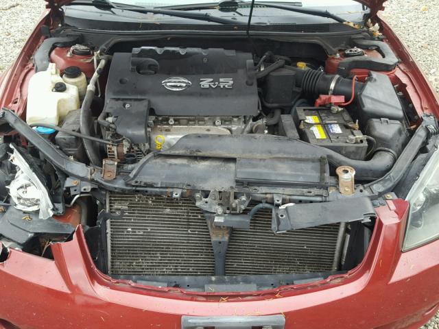 1N4AL11D76C261187 - 2006 NISSAN ALTIMA S RED photo 7