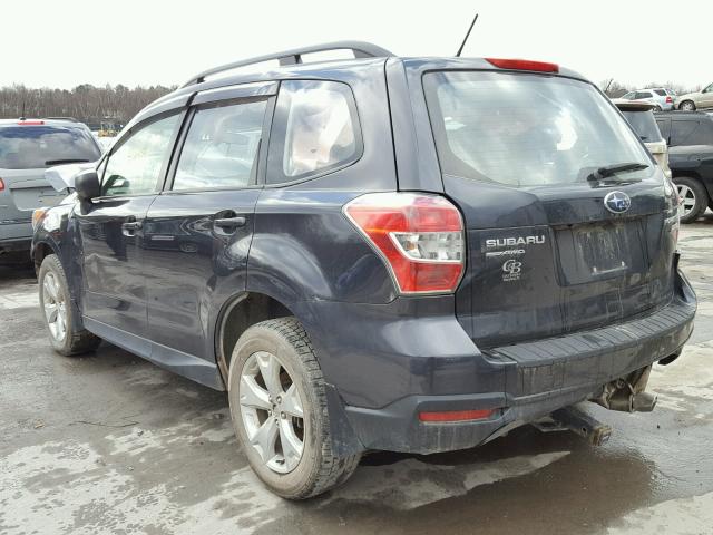 JF2SJABC7FH584833 - 2015 SUBARU FORESTER 2 BLACK photo 3