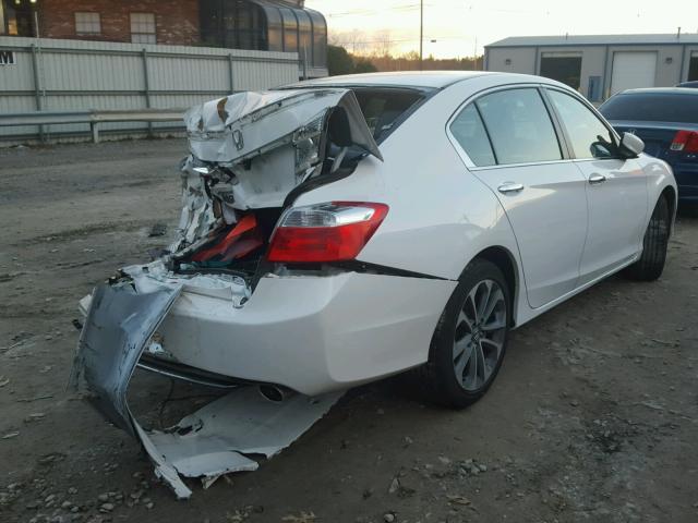 1HGCR2F58EA254981 - 2014 HONDA ACCORD SPO WHITE photo 4