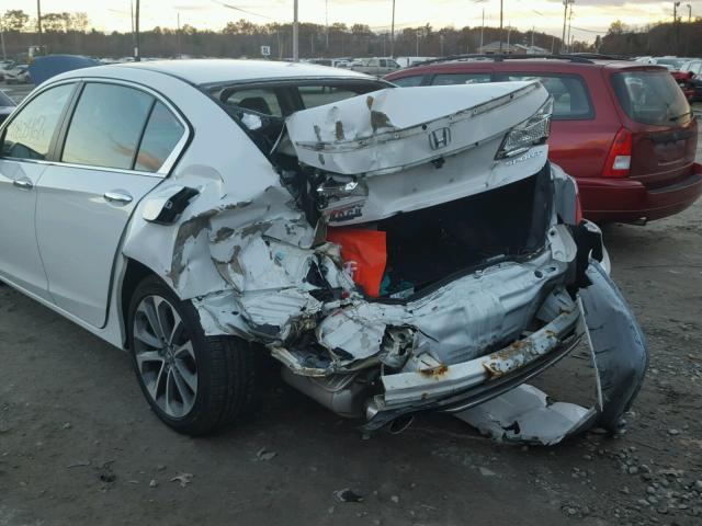 1HGCR2F58EA254981 - 2014 HONDA ACCORD SPO WHITE photo 9