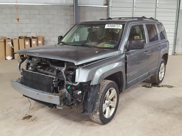 1C4NJRFB0CD511432 - 2012 JEEP PATRIOT LA GRAY photo 2