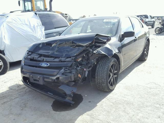 3FAHP0JA5BR221107 - 2011 FORD FUSION SEL BLACK photo 2