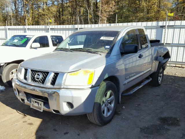 1N6BA06A18N313334 - 2008 NISSAN TITAN XE SILVER photo 2