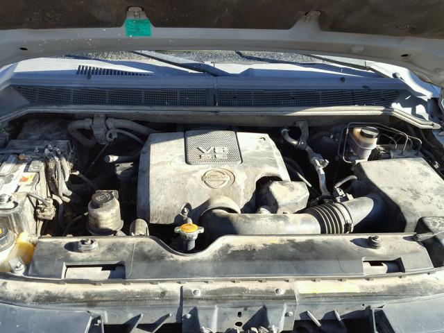 1N6BA06A18N313334 - 2008 NISSAN TITAN XE SILVER photo 7