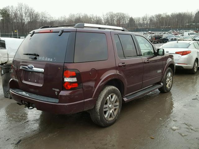 1FMEU758X6UA19427 - 2006 FORD EXPLORER L MAROON photo 4