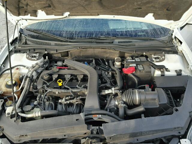 3FAHP07Z69R189470 - 2009 FORD FUSION SE WHITE photo 7