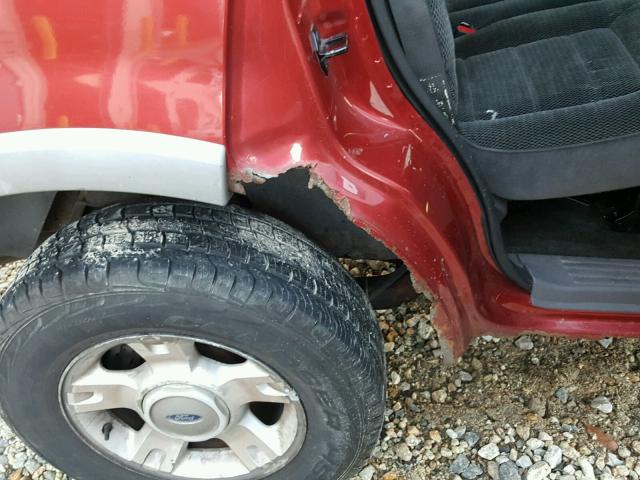 1FMZU73W82UA56084 - 2002 FORD EXPLORER X RED photo 9