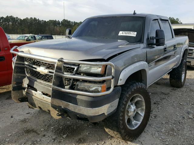 1GCHK23D67F177327 - 2007 CHEVROLET SILVERADO GRAY photo 2