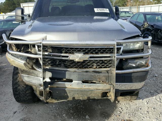 1GCHK23D67F177327 - 2007 CHEVROLET SILVERADO GRAY photo 7