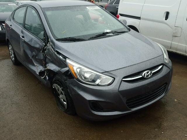 KMHCT4AE3FU931319 - 2015 HYUNDAI ACCENT GLS GRAY photo 1