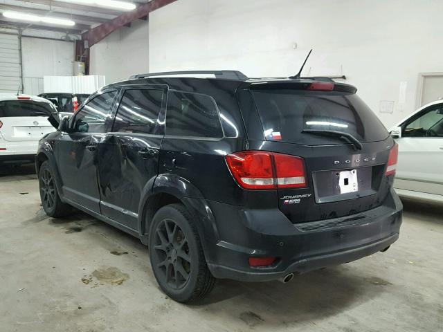 3C4PDCBG0ET137612 - 2014 DODGE JOURNEY SX BLACK photo 3