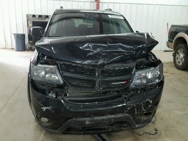 3C4PDCBG0ET137612 - 2014 DODGE JOURNEY SX BLACK photo 7