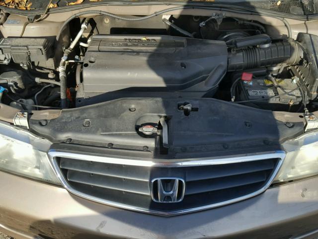 5FNRL186X4B049596 - 2004 HONDA ODYSSEY EX TAN photo 7