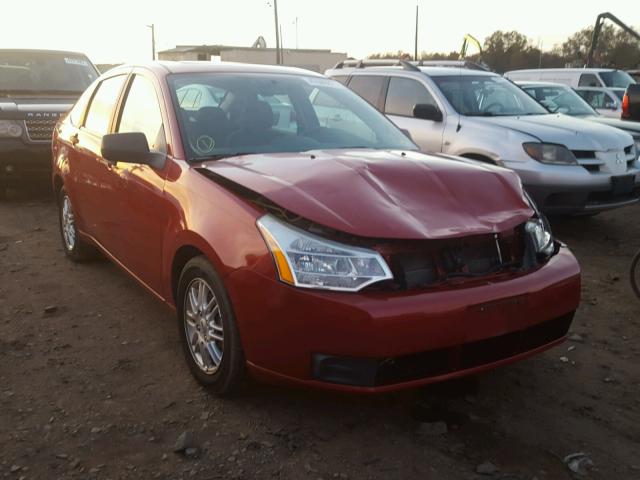 1FAHP35N49W165506 - 2009 FORD FOCUS SE RED photo 1