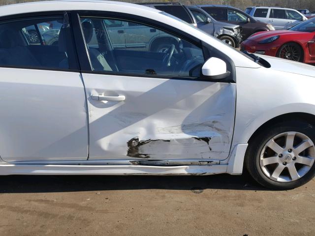 3N1AB6AP9AL677908 - 2010 NISSAN SENTRA 2.0 WHITE photo 9