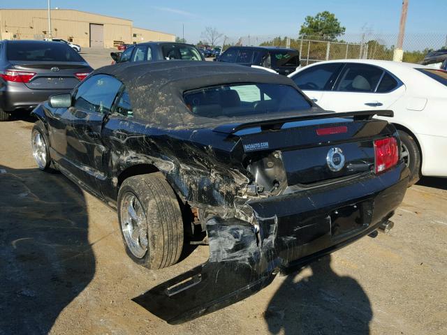 1ZVFT85H655250901 - 2005 FORD MUSTANG GT BLACK photo 3