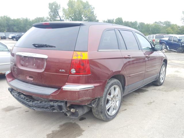 2A8GM68X57R223067 - 2007 CHRYSLER PACIFICA T BROWN photo 4