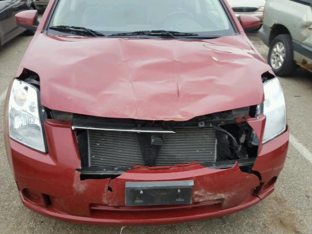 3N1AB61E38L702990 - 2008 NISSAN SENTRA 2.0 RED photo 9