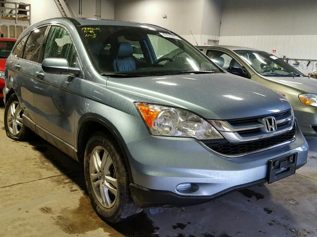 5J6RE4H78AL030181 - 2010 HONDA CR-V EXL BLUE photo 1